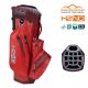 Sun Mountain 2024 H2NO Lite Cart Bag - Rush Red/Port/Cadet