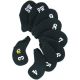 Golfers Club Neoprene Long Neck Iron Headcover Set