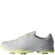 Adidas Womens Adipure DC Golf Shoes - Grey/Silver Metallic/Semi Frozen Yellow