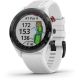 Garmin Approach S62 GPS Golf Watch - Black Ceramic Bezel - White Band