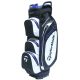 TaylorMade Waterproof Cart Bag - Black/White/Blue