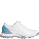 adidas Womens Adipower 4orged Boa Golf Shoes - White/Shock Cyan/Silver Met @Aslan Golf and Sports