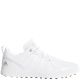 adidas Junior Adicross PPF Golf Shoes - White/Silver Met/Gum @aslan golf and sports