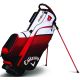 Callaway 2018 Chev Stand Bag - Black/Red/White @Aslan Golf and Sports