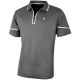 Island Green Zip Placket CoolPass Polo - Charcoal