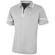 Island Green Zip Placket CoolPass Polo - Silver
