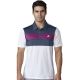 Adidas ClimaCool Engineered Block Polo -  White/DarkSlate