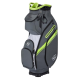 Wilson Staff Exo II Cart Bag - Charcoal/White/Lime