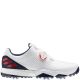 adidas Adipower 4orged Boa Golf Shoes - White/Navy/Red @Aslan Golf and Sports