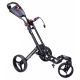 FastFold Trike 360 Golf Push Trolley - Black/Black