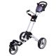 FastFold Trike 360 Golf Push Trolley - White/White