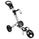 FastFold Trike Golf Push Trolley - Silver