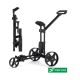 Flat Cat Hybrid Touch Black Electric Golf Trolley