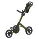 FastFold Mission 5.0 3 Wheel Golf Trolley - Green/Black/White