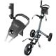Glide-Tek 6.0 Push Trolley - Gunmetal/Black