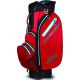 Callaway 2018 Hyper Dry Waterproof Cart Bag - Red/Black/Neon Blue @Aslan Golf and Sports