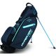 Callaway 2018 Hyper Dry Lite Stand Bag - Titanium/Black/Neon Blue @Aslan Golf and Sports