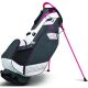 Callaway 2018 Womens Hyper Lite 3 Stand Bag - Titanium/White/Pink @ Aslan Golf and Sports
