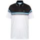 Island Green CoolPass Rib Collar Polo - Black/White