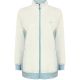 Island Green Ladies Zip Through Jacket - Cerulean/White