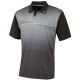 Island Green Stripe Sublimated Polo - Black