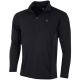 Island Green Mens 1/4 Zip Thermal Base Layer - Black @ASlan Golf