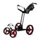 Sun Mountain 2018 Pathfinder 4 Cart - Magnetic Grey/Red