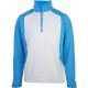 ProQuip Tornado Fleece Jacket - Light Grey/Blue @Aslan Golf and Sports