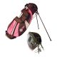 Pro-Tekt Slim Jim Stand Bag-Black/Pink