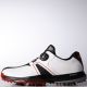 360 Traxion Boa Wide Golf Shoes Black/White/Scarlett