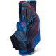 Sun Mountain 2022 H2NO Lite Waterproof Cart Bag - Navy/Cobalt/Red