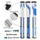 Super Stroke Traxion Pistol GT Tour Putter Grip - White/Light Blue/Dark Blue