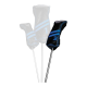 Sun Mountain Leather Striped Headcover 3 - Black/Cobalt