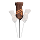 Sun Mountain Leather Striped Driver Headcover - Brown/Tan