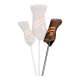 Sun Mountain Leather Striped Headcover 3 - Brown/Tan