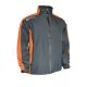 Sunderland Mens Vancouver Waterproof Golf Jacket - Gunmetal/Orange Burst/White