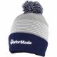 Taylormade Bobble Beanie - Gray/Navy/White @aslangolf