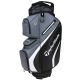 Taylormade Deluxe Golf Cart Bag - Black/Grey N78180 Profile View @aslangolf 