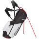 Taylormade FlexTech Lite Golf Stand Bag - Gray/Red N78330 Profile View @aslangolf