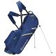 Taylormade FlexTech Lite Stand Bag - Navy/Gray N78328 Profile View @aslangolf