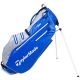 Taylormade Flextech Waterproof Stand Bag - Royal/Silver N78190 Profile View @aslangolf