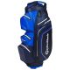 Taylormade Storm Dry Waterproof Cart Bag - Navy Profile View N78182 @aslangolf