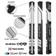 Super Stroke Traxion Flatso 1.0 Putter Grip - Black/White