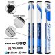 Super Stroke Traxion Flatso 1.0 Putter Grip - White/Light Blue/Dark Blue