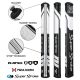 Super Stroke Traxion Flatso 2.0 Putter Grip - Black/White