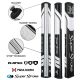 Super Stroke Traxion Flatso 3.0 Putter Grip - Black/White