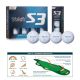 Volvik S3 Golf Balls - White