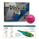 Volvik S4 Golf Balls - Pink