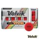 Volvik Vivid Focus Golf Balls - Dozen Pink