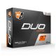 Wilson Staff Duo Optix Orange Golf Balls - Dozen